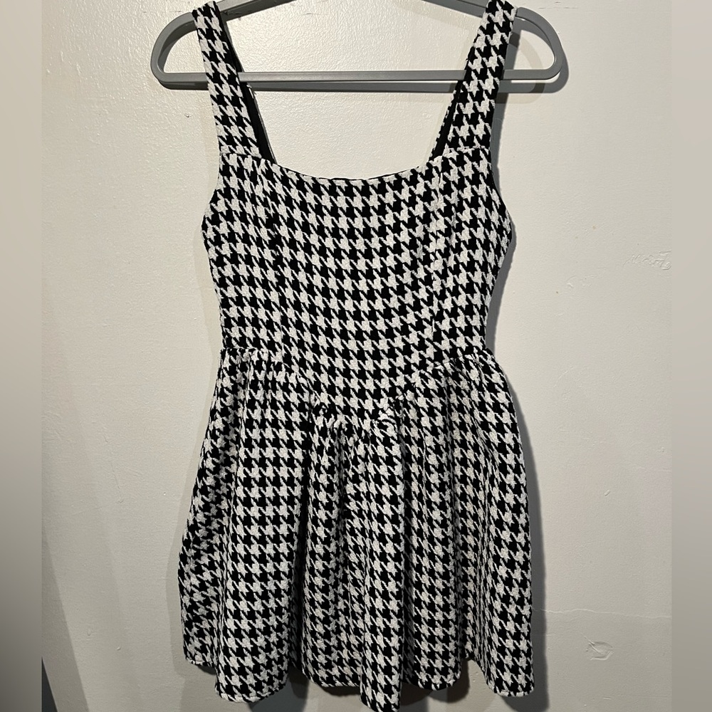 Houndstooth Mini Dress